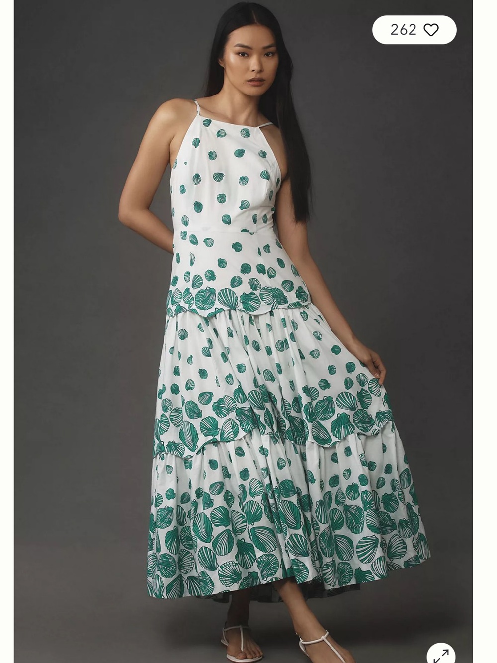 Anthropologie Seashell Dress